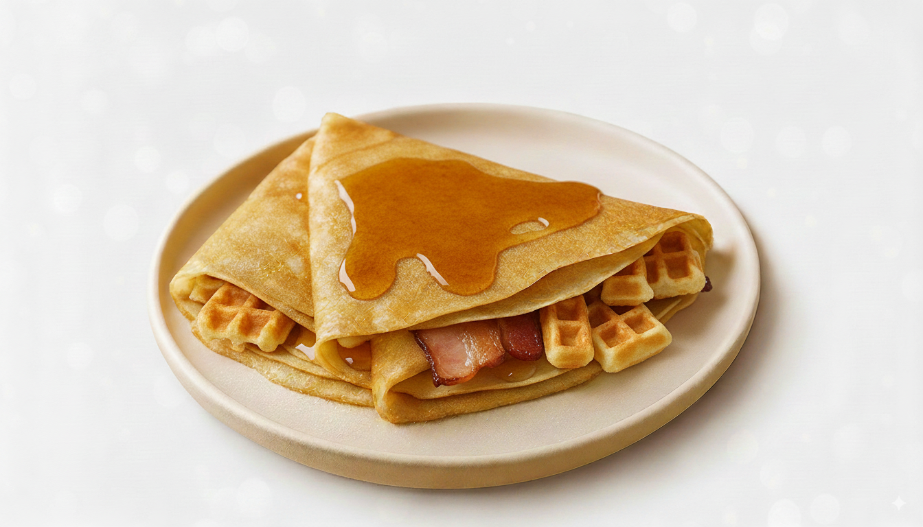 Signature Bacon Waffle & Syrup